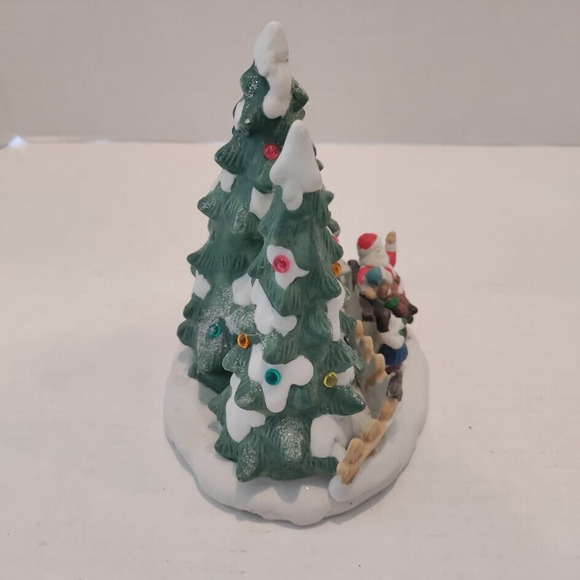 Trim a Home Holiday Light Up Christmas Trees Santa Decoration Vintage 1996 - Picture 14 of 15